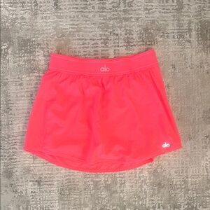 ALO Yoga Bright PINK Tennis Skirt